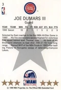 Back of Joe Dumars