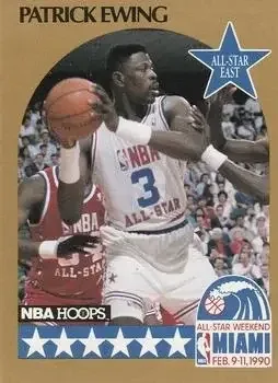 1990-91 Hoops #4 Patrick Ewing