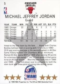 Back of Michael Jordan