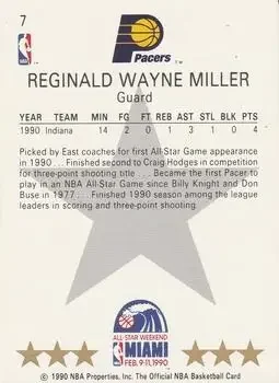 Back of Reggie Miller