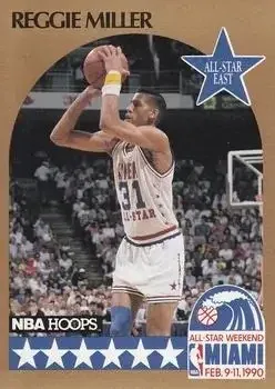 1990-91 Hoops #7 Reggie Miller