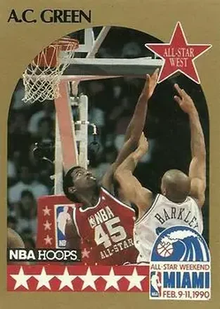 1990-91 Hoops #17 - A.C. Green - Los Angeles Lakers