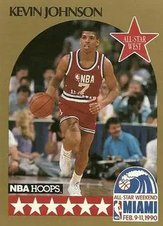1990-91 Hoops #19 - Kevin Johnson - Phoenix Suns