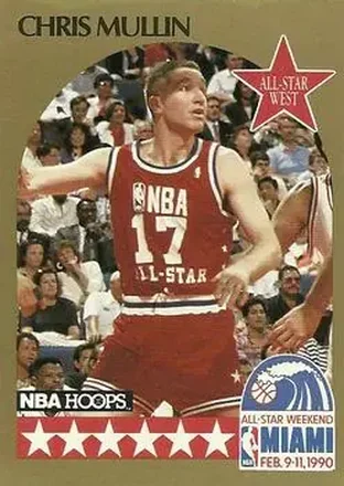 1990-91 Hoops #22 - Chris Mullin - Golden State Warriors