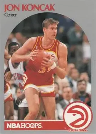 1990-91 Hoops #28 - Jon Koncak - Atlanta Hawks 1990-91 Hoops #28 - Jon Koncak - Atlanta Hawks