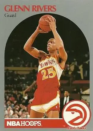 1990-91 Hoops #32 - Doc Rivers - Atlanta Hawks