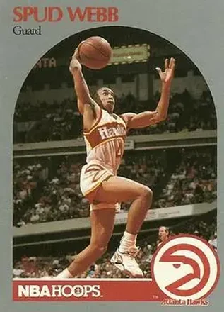 1990-91 Hoops #35 - Spud Webb - Atlanta Hawks