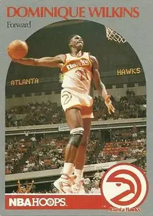1990-91 Hoops #36 - Dominique Wilkins - Atlanta Hawks 1990-91 Hoops #36 - Dominique Wilkins - Atlanta Hawks