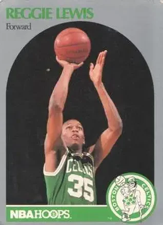 1990-91 Hoops #43 - Reggie Lewis - Boston Celtics