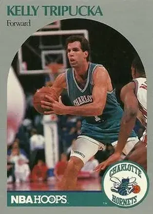 1990-91 Hoops #59 - Kelly Tripucka - Charlotte Hornets