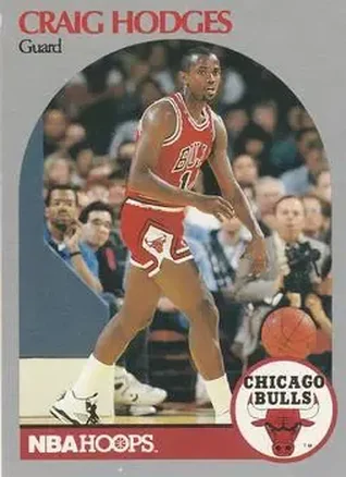 1990-91 Hoops #64 - Craig Hodges - Chicago Bulls 1990-91 Hoops #64 - Craig Hodges - Chicago Bulls