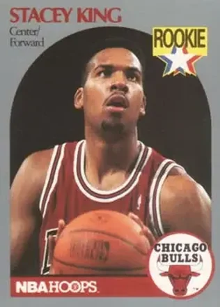 1990-91 Hoops #66 - Stacey King - Chicago Bulls 1990-91 Hoops #66 - Stacey King - Chicago Bulls
