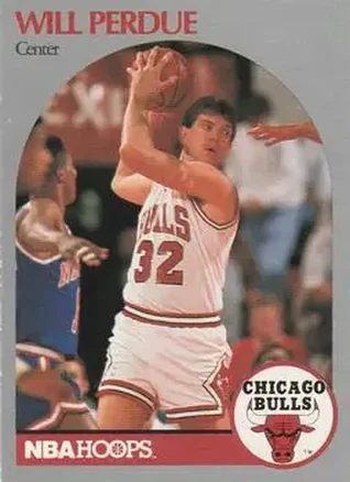 1990-91 Hoops #68 - Will Perdue - Chicago Bulls