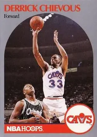 1990-91 Hoops #72 - Derrick Chievous - Cleveland Cavaliers