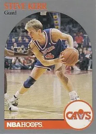 1990-91 Hoops #75 - Steve Kerr - Cleveland Cavaliers 1990-91 Hoops #75 - Steve Kerr - Cleveland Cavaliers