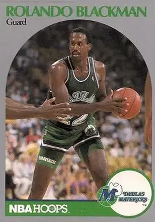 1990-91 Hoops #82 - Rolando Blackman - Dallas Mavericks