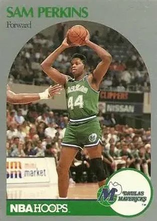 1990-91 Hoops #87 - Sam Perkins - Dallas Mavericks