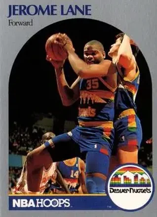 1990-91 Hoops #96 - Jerome Lane - Denver Nuggets