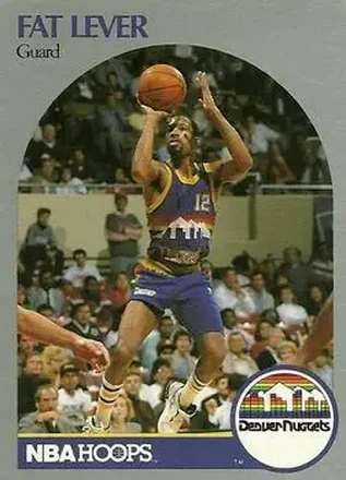1990-91 Hoops #97 - Fat Lever - Denver Nuggets