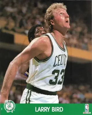 1990-91 Hoops Action Photos 8x10 #90N3 Larry Bird