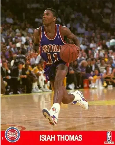 1990-91 Hoops Action Photos 8x10 #90N4 Isiah Thomas