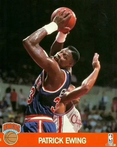 1990-91 Hoops Action Photos 8x10 #90N6 Patrick Ewing