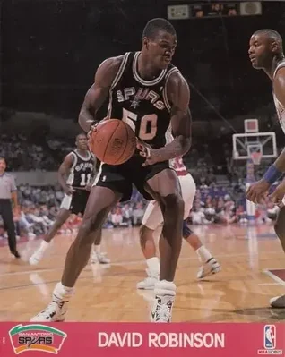 1990-91 Hoops Action Photos 8x10 #90N7 David Robinson