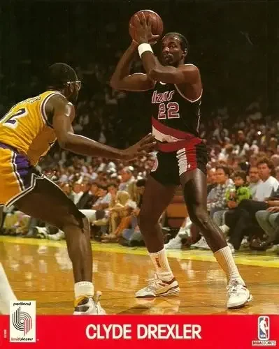 1990-91 Hoops Action Photos 8x10 #90N10 Clyde Drexler