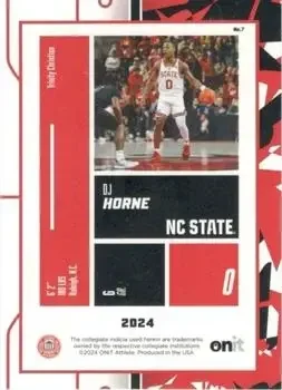 Back of DJ Horne