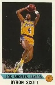 1990-91 Panini Stickers #4 Byron Scott