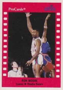 1990-91 ProCards CBA #2 Ron Moore