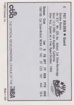 Back of Pat Bolden