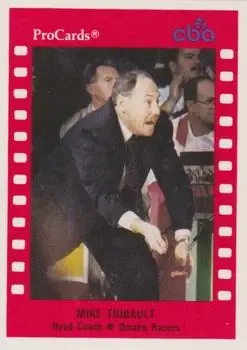 1990-91 ProCards CBA #7 Mike Thibault