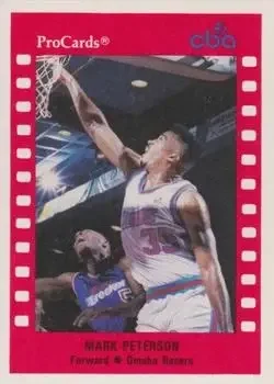 1990-91 ProCards CBA #10 Mark Peterson