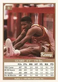 Back of Kenny Smith