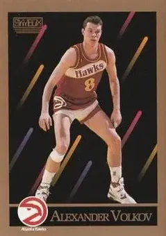 1990-91 SkyBox #9 - Alexander Volkov - Atlanta Hawks 1990-91 SkyBox #9 - Alexander Volkov - Atlanta Hawks