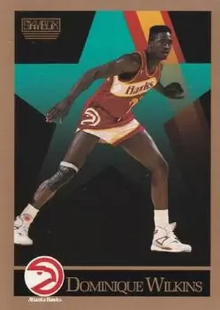 1990-91 SkyBox #11 - Dominique Wilkins - Atlanta Hawks 1990-91 SkyBox #11 - Dominique Wilkins - Atlanta Hawks