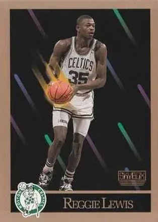 1990-91 SkyBox #18 - Reggie Lewis - Boston Celtics