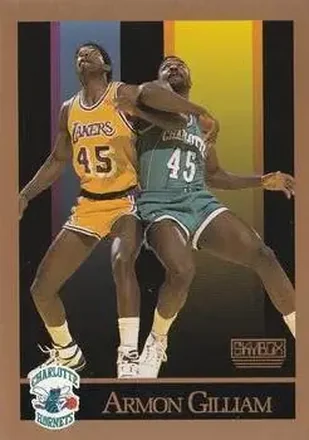 1990-91 SkyBox #29 - Armon Gilliam - Charlotte Hornets 1990-91 SkyBox #29 - Armon Gilliam - Charlotte Hornets
