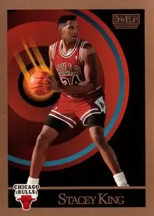 1990-91 SkyBox #42 - Stacey King - Chicago Bulls 1990-91 SkyBox #42 - Stacey King - Chicago Bulls