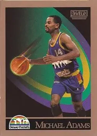 1990-91 SkyBox #71 - Michael Adams - Denver Nuggets