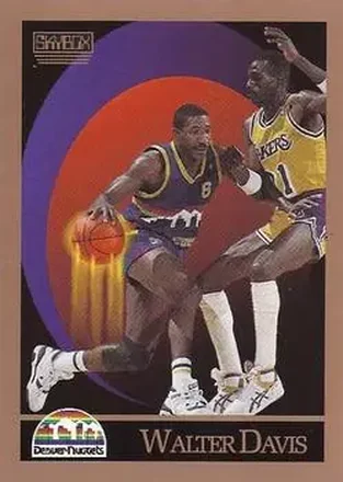 1990-91 SkyBox #73 - Walter Davis - Denver Nuggets