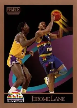 1990-91 SkyBox #77 - Jerome Lane - Denver Nuggets
