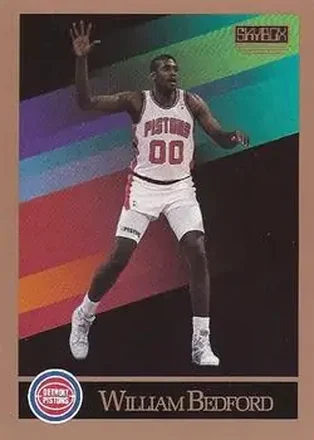 1990-91 SkyBox #83 - William Bedford - Detroit Pistons