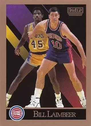 1990-91 SkyBox #90 - Bill Laimbeer - Detroit Pistons
