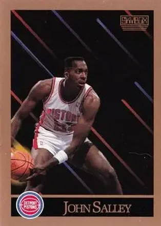 1990-91 SkyBox #92 - John Salley - Detroit Pistons