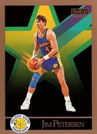 1990-91 SkyBox #99 - Jim Petersen - Golden State Warriors