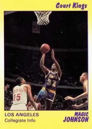 1990-91 Star Court Kings #7 - Magic Johnson - Los Angeles Lakers