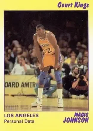 1990-91 Star Court Kings #9 - Magic Johnson - Los Angeles Lakers