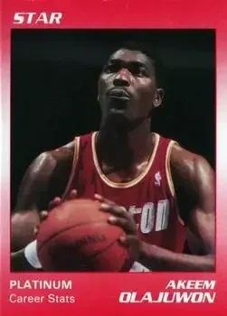 1990-91 Star Platinum #1 Hakeem Olajuwon